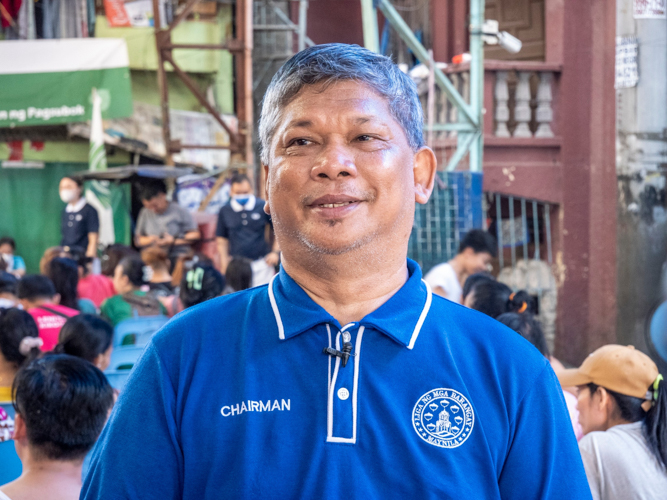 “Tzu Chi is always here for us in many situations, may it be through relief operations in times of disaster, or through medical services,” Chairman Lito Linis shares. 【Photo by Matt Serrano】