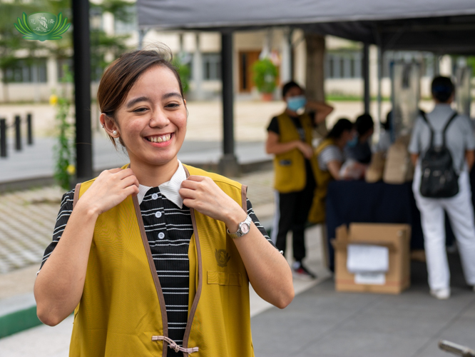 “Social work is about heart and passion,” says Universidad de Manila social work major Franchesca Nadine Bituin. 【Photo by Daniel Lazar】