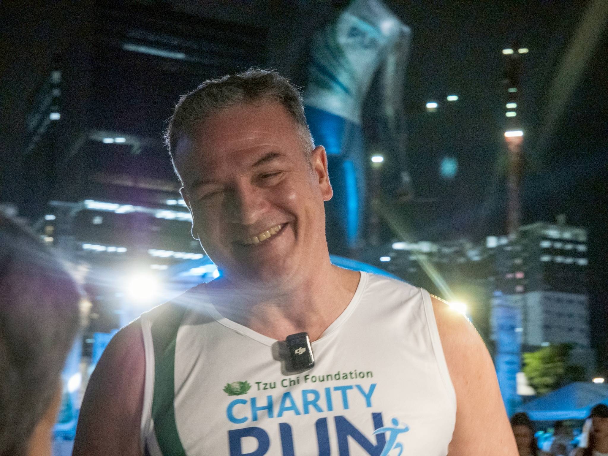 In his first-ever road race, Brazilian national Luciano Sehnem ran Tzu Chi Charity Run 2025’s 3K category. “I heard that it is extremely well-organized and there are a lot of participants,” he says.