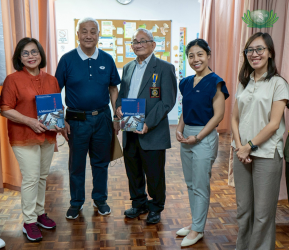 (From left) Dr. Angeline Low, Tzu Chi CEO Henry Yuñez, Rotary PDG Danny Low, otorhinolaryngologist and audiologist Dr. Joyce Rodvie Sagun, and audiologist Kristine Layson gather together for the turnover of hearing aids, screening audiometer and tympanometer, and other accessories.