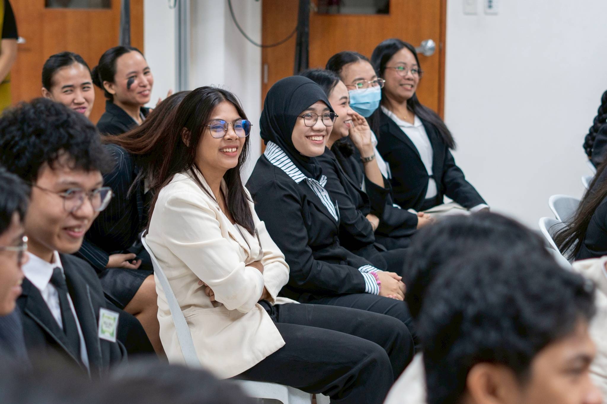 Scholars enjoyed the talk as they heard inspiring stories from interviewers about overcoming challenges and building successful careers.