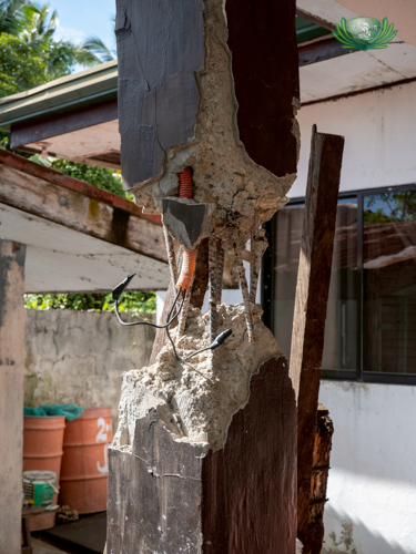 Even structures made of concrete, galvanized iron, and steel are no match for the powerful earthquake. 