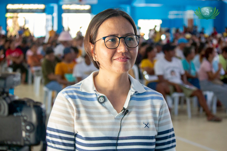 Mayor Aurora Taay of Dingalan acknowledges and appreciates the steadfast help provided by the Tzu Chi Foundation.