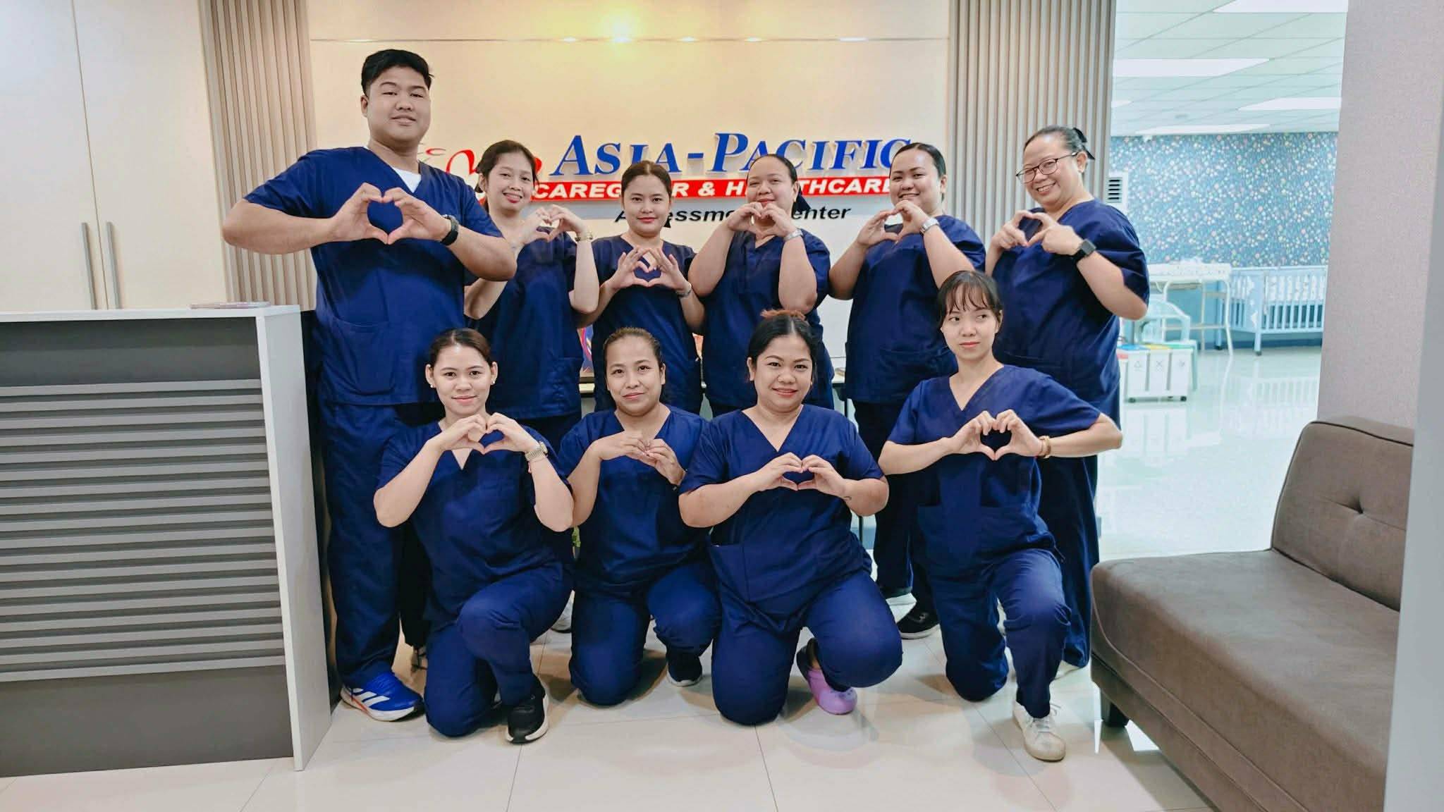 Every scholar carries a dream, and Renancie Abiera (front row, first from left) is a beautiful testament to what happens when kindness creates opportunity. Through the caregiving program, aspiring hearts like hers are given the chance to transform their own lives—and, in turn, care for others.