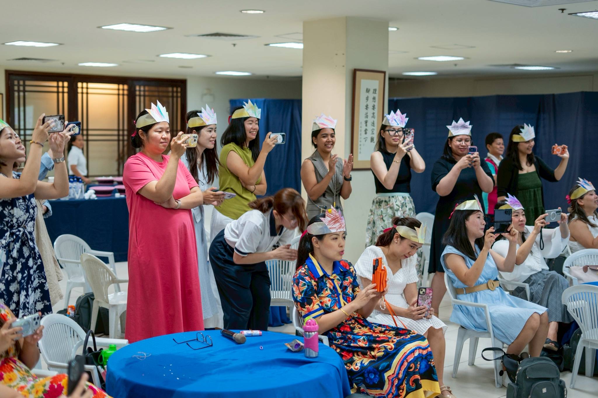 Mothers looked on with pride as the nursery pupils built their confidence through performances.