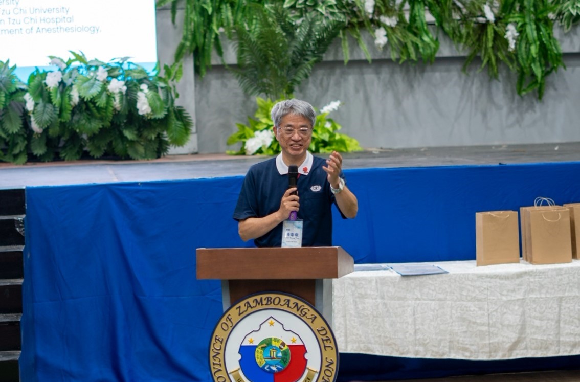 Tzu Chi University Vice President Tsung-Ying Chen shares a warm message of deep gratitude with everyone.
