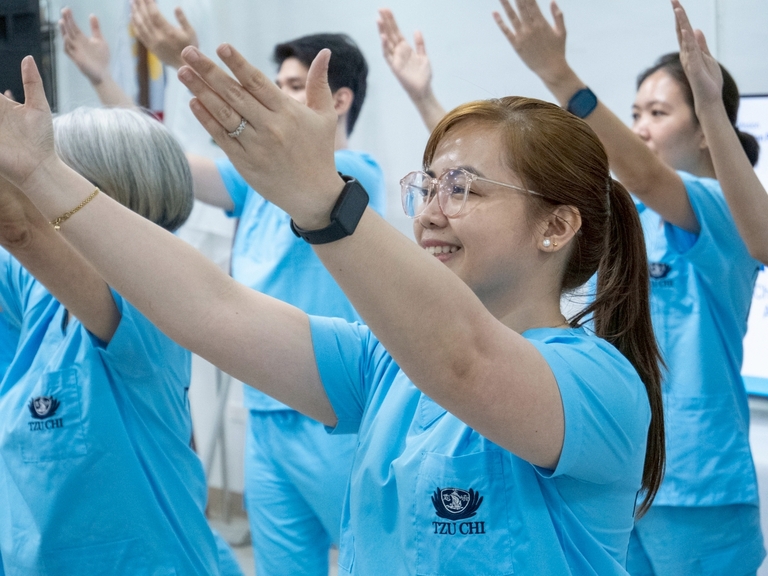 Now part of TIMA, Dr. Joan Bague-Grutas described the medical missions as uniquely organized and deeply collaborative, where all volunteers work together regardless of each other's role.