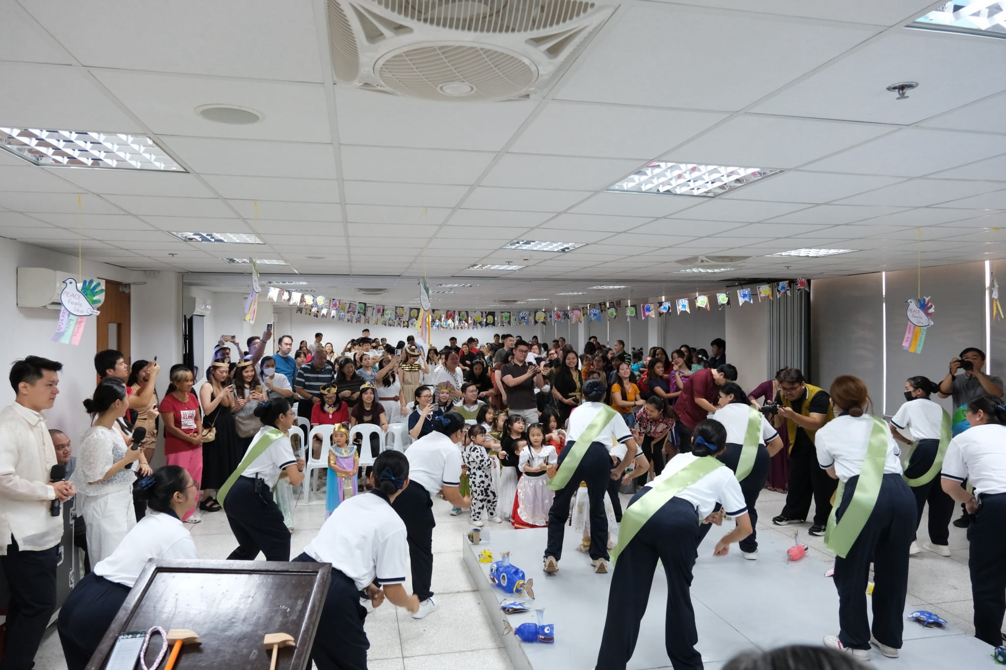 The celebration gets everyone on their feet for a fun and festive cultural dance!