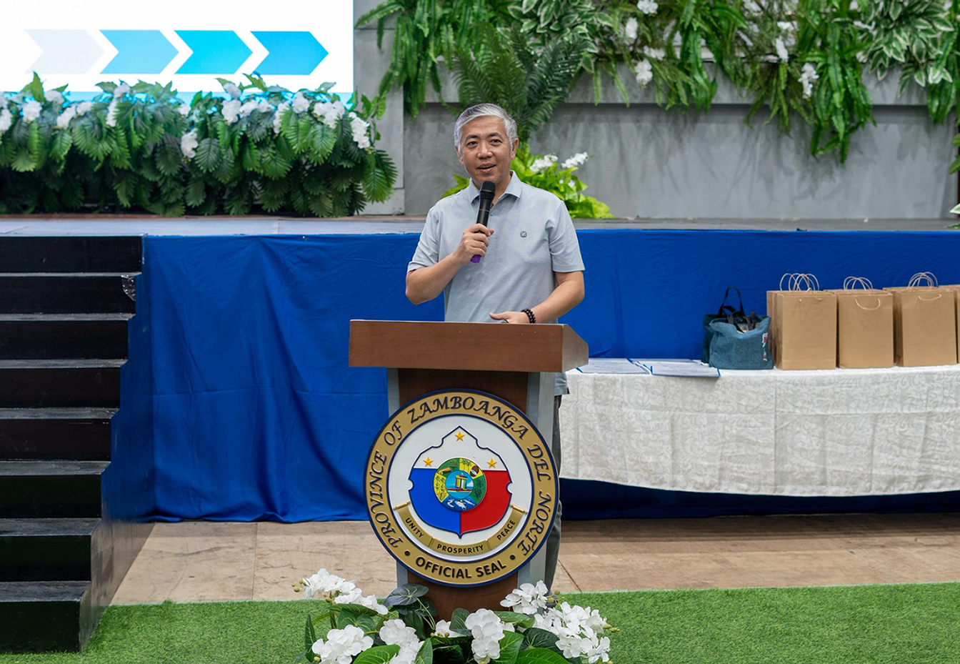 Zamboanga del Norte Honorable Governor Darel Dexter T. Uy  declares Tzu Chi’s initiative as the largest medical mission ever held in Dipolog City. He expressed  deep gratitude that their province was chosen as the venue of a worthy cause. 