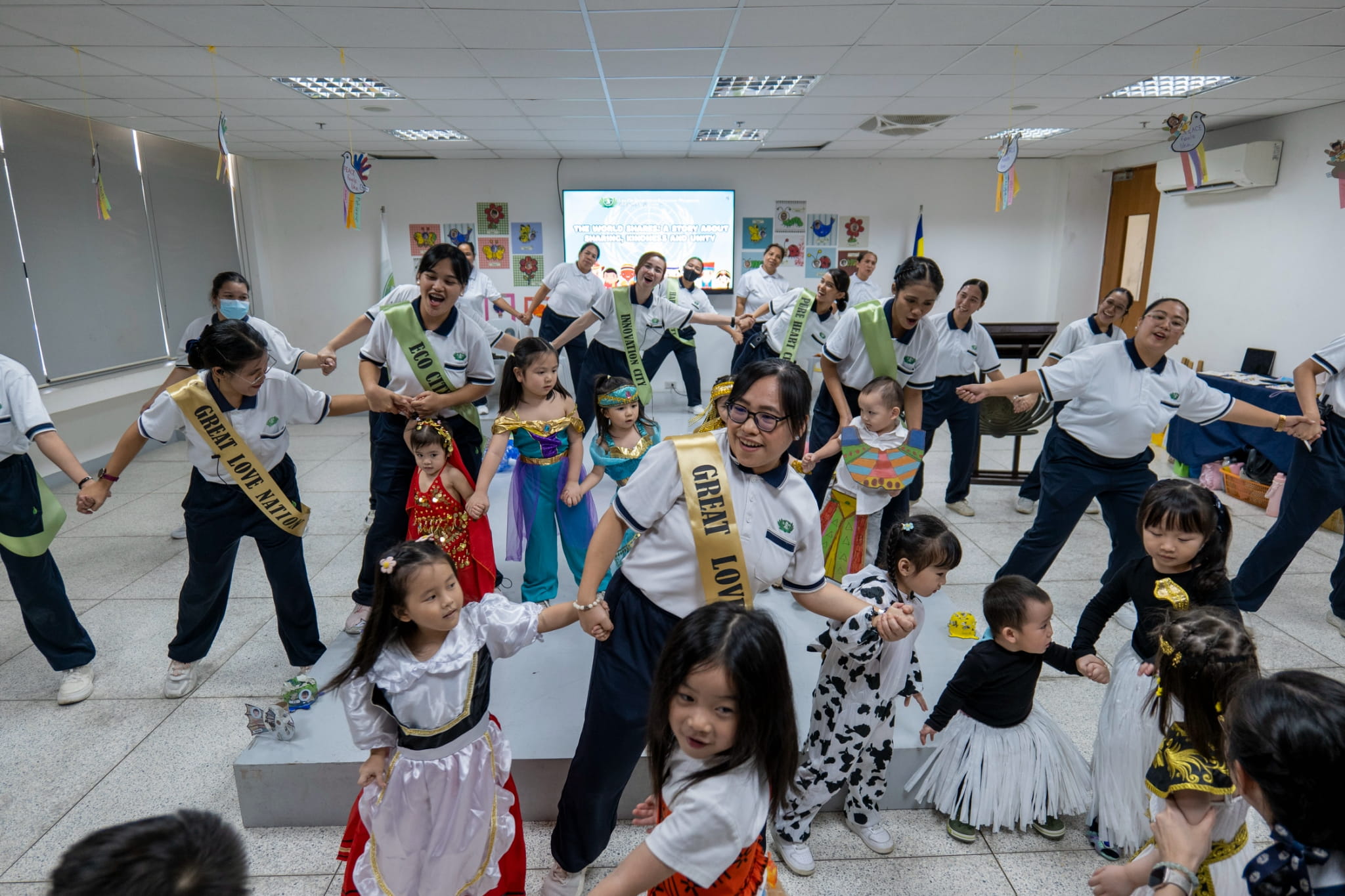 The celebration gets everyone on their feet for a fun and festive cultural dance!