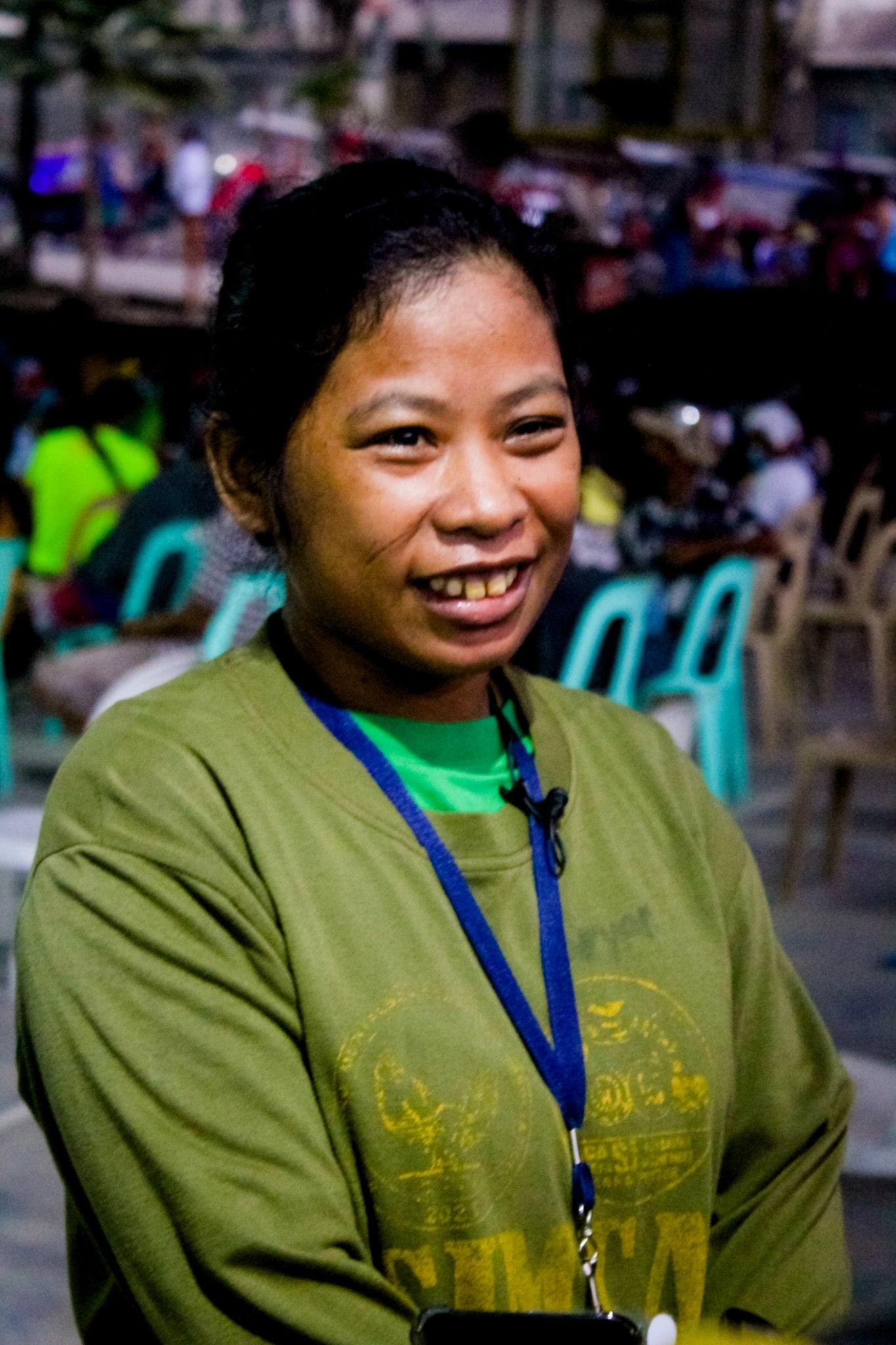 A scavenger for 12 years, Francia Casiro enjoys the camaraderie with fellow scavengers.