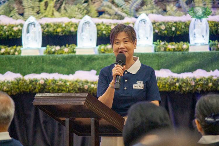 Before the event wrapped up, Tzu Chi volunteer Molita Chua shared details about the upcoming Tzu Chi Charity Run for Education.