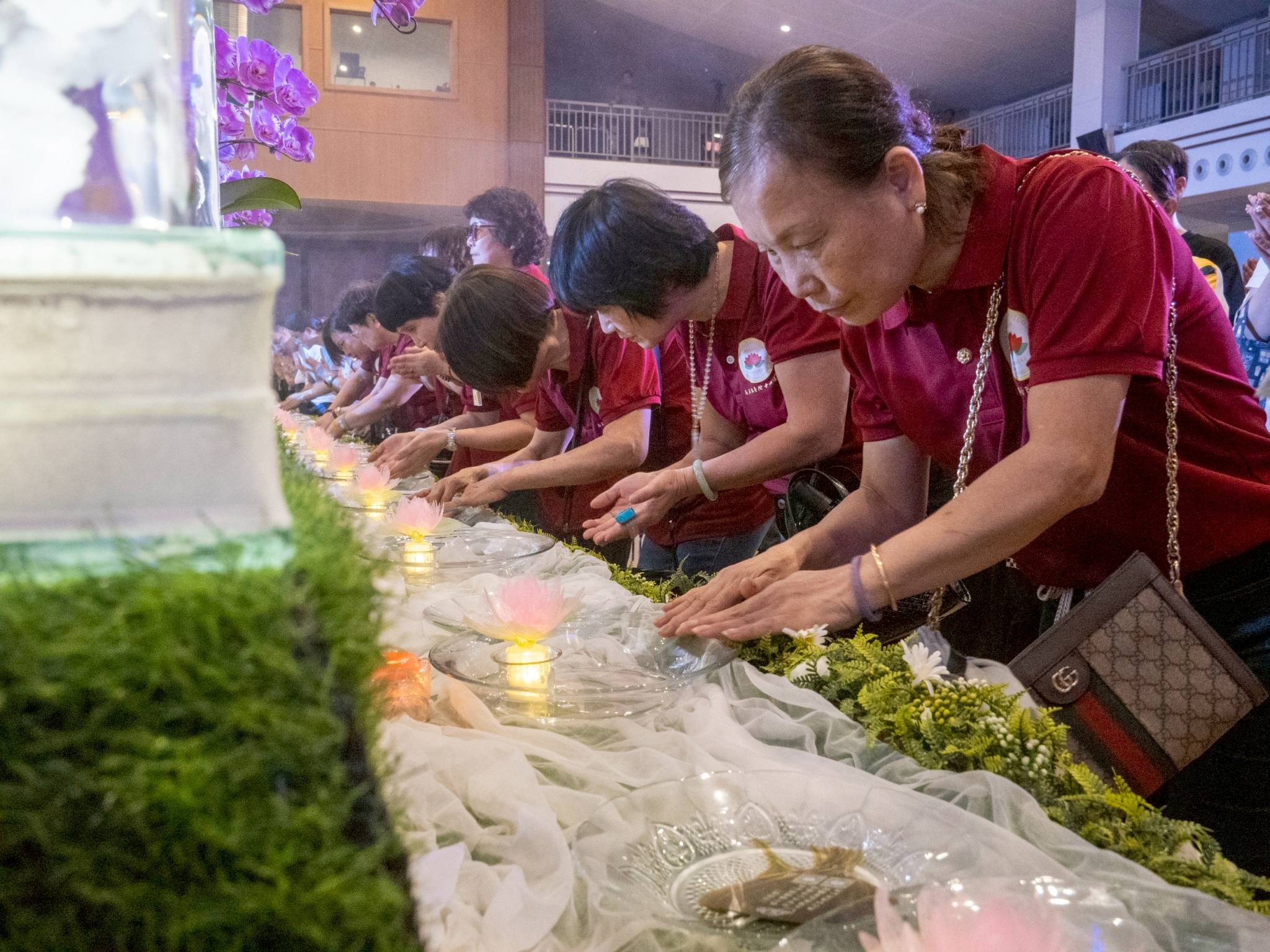 Everyone takes turns in the ritual to experience its meaning.