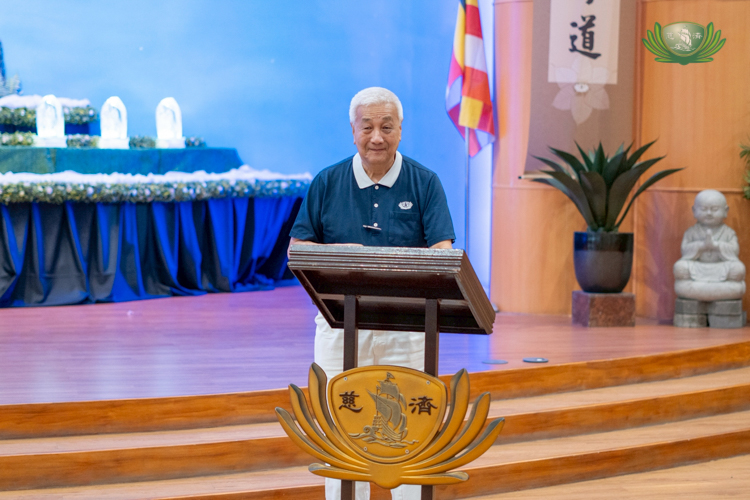Tzu Chi Philippines CEO Henry Yuñez closed the event, thanking everyone and sharing his excitement for the upcoming launch of Tzu Chi Hospital.