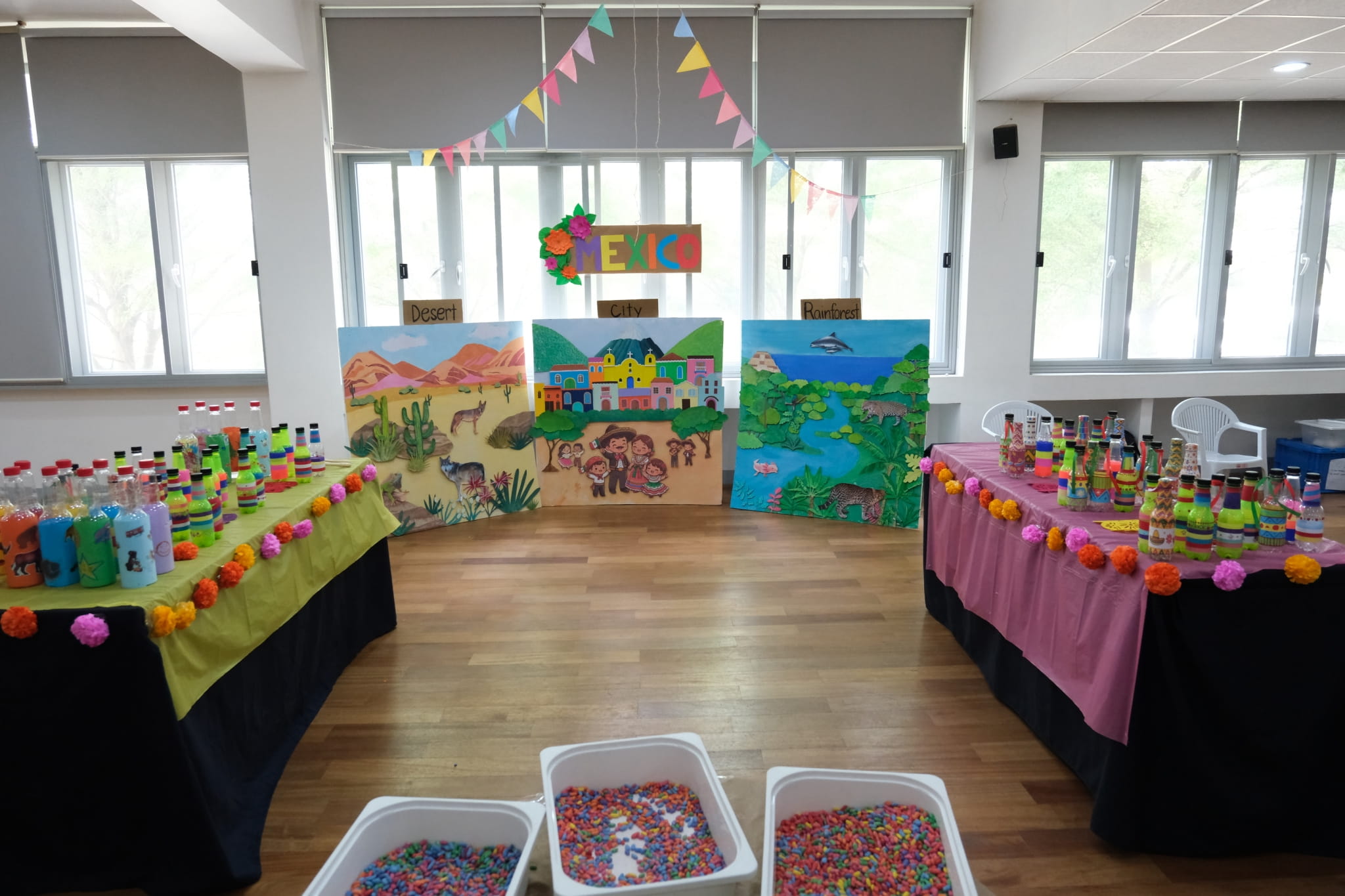 The lively Mexican booth brings the country’s rich culture and colorful traditions to life!
