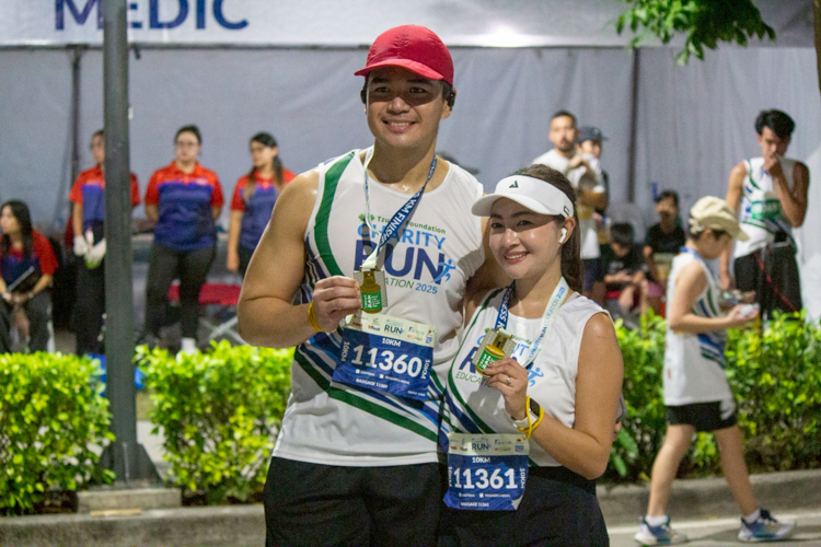 Christian and Jeanna Delos Reyes, who completed the 10K, expressed their excitement for future runs and said they enjoyed the opportunity to support charitable causes.