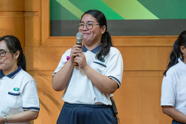 Tzu Chi Great Love Preschool Philippines’ teaching staff gets emotional at the moving up ceremony. “Seeing the students and the parents every day really made us feel that they are part of our life, which is why us not being able to see them in the next months will be a big adjustment,” says school directress Jane Sy. “But we're happy because we know that this is not the end but just the start of something new.”