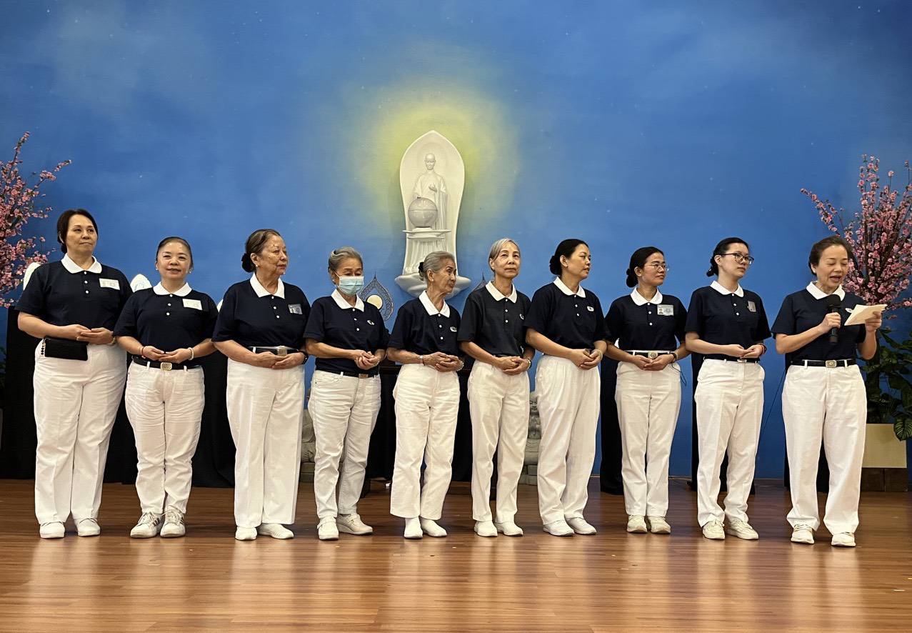 How to be models of diligence: “Be gentle in posture, kind and amiable in attitude, and remember Tzu Chi’s rituals in any occasion.”