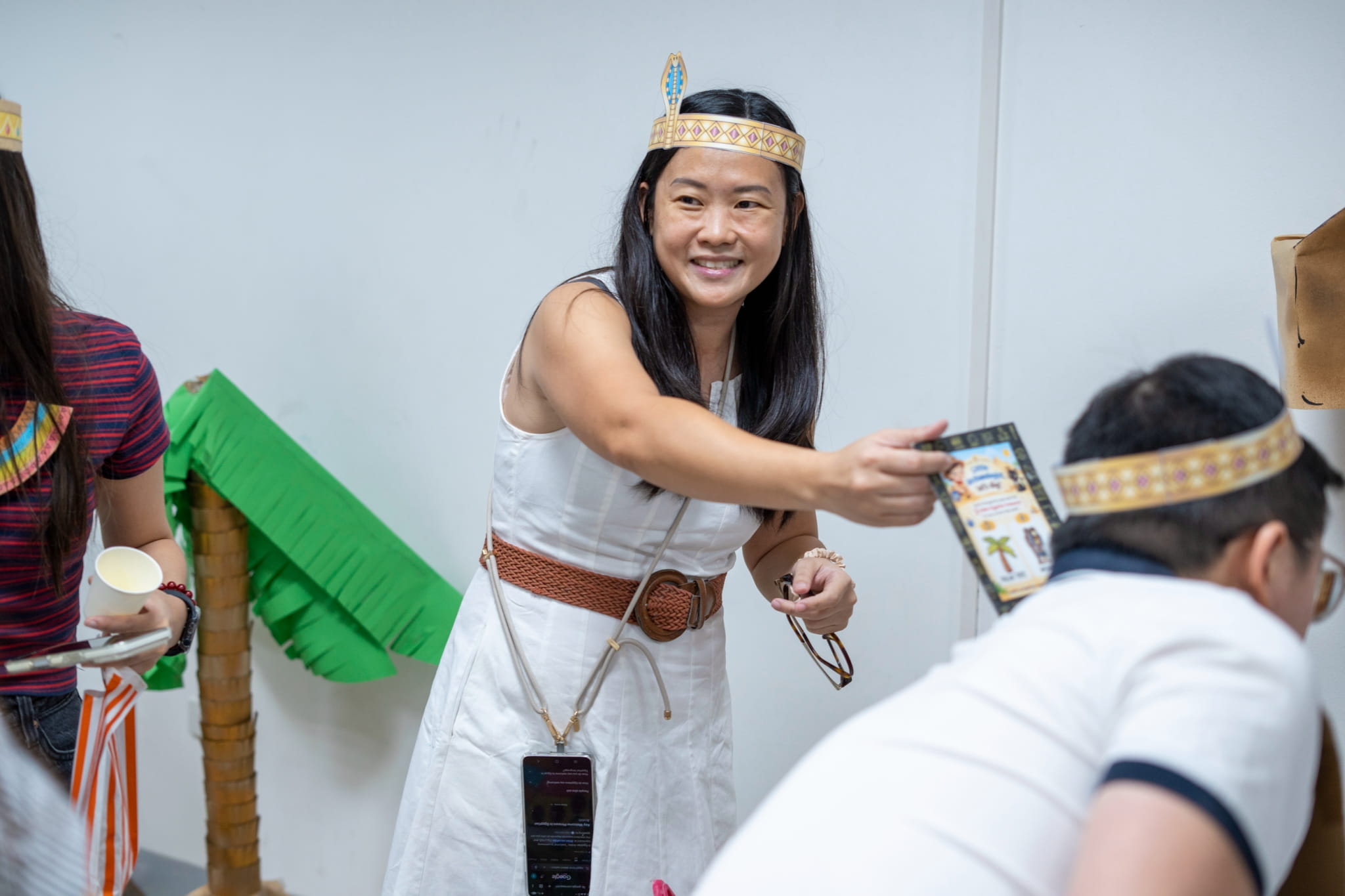 Josephine Uy explained that one of their activities  carried a deeper lesson about the importance of water. “The Nile River has given so much to Egypt, and we want the children to know that water is an integral part of our lives. We also want them to learn to protect it,” she said.