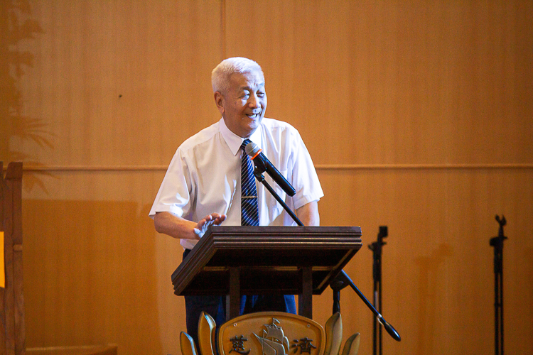 “I’m very happy to see these kids grow up in an environment full of love. That’s a very good decision on the parents’ part for deciding for them to study in Tzu Chi,” says Tzu Chi Philippines CEO Henry Yuñez.【Photo by Marella Saldonido】