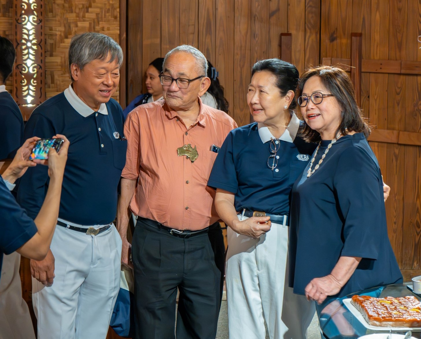 Australian-based couple Rotary PDG Danny Low (second from left) and Dr. Angeline Low (far right) graced the event, alongside Tzu Chi volunteers Johnny Kwok (far left) and Sally Yuñez (second from right).