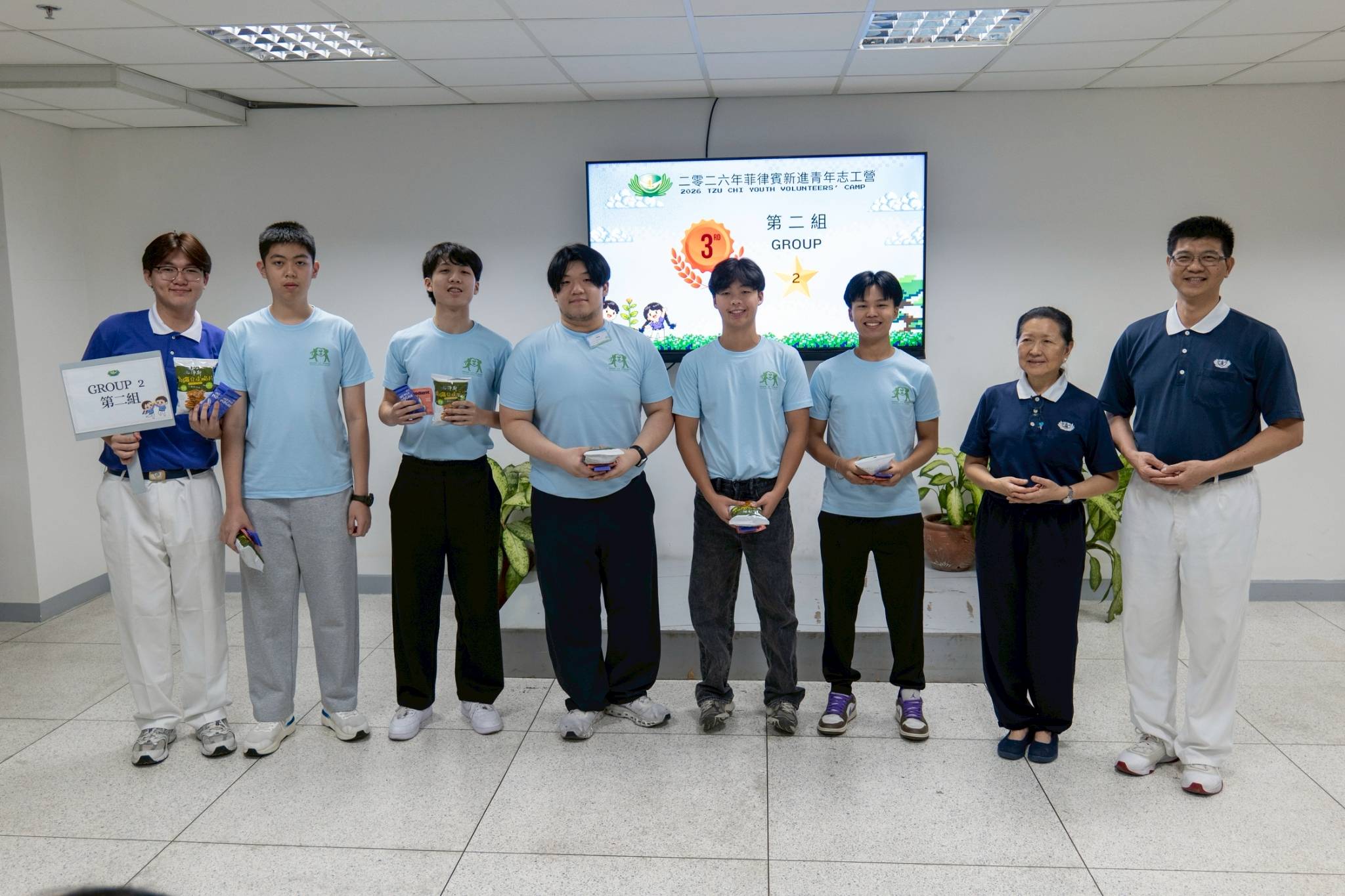 In overall points, Group 2 finished in third place. 