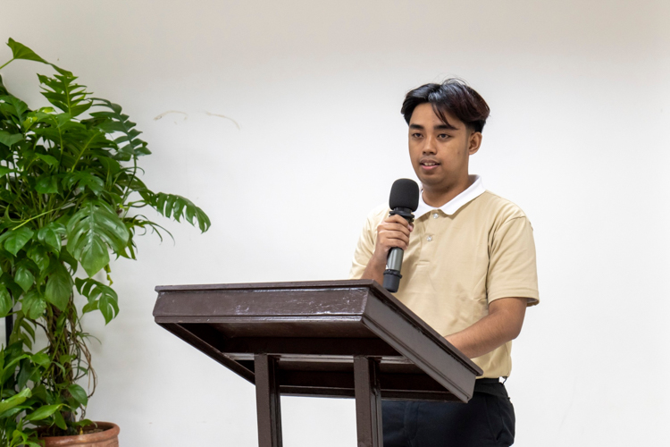 Gerald Seciban hopes that the skills he acquires as a welding scholar of Tzu Chi’s tech-voc program will open doors to regular employment. “There's still a chance for someone like me to have a new beginning, to start again, get stable work, and build a career,” says the son of a casual laborer and mother diagnosed with general anxiety disorder.