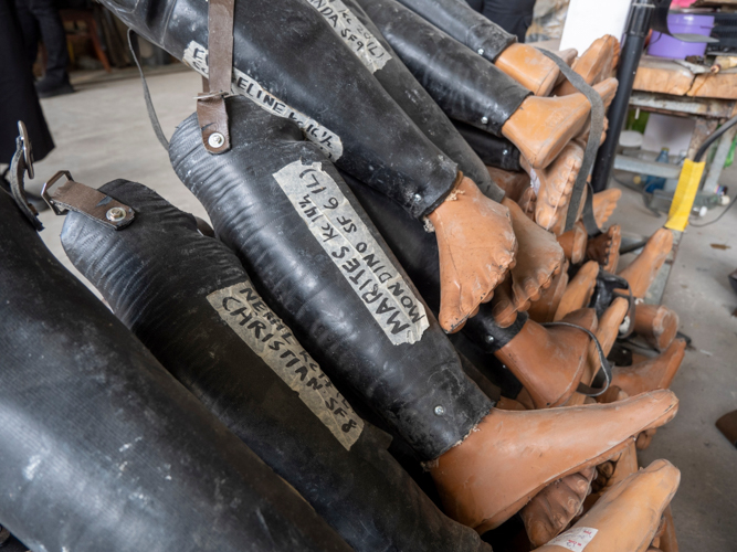 All of the newly prepared prostheses are ready to be transported to Pagadian City for the anticipated turnover.