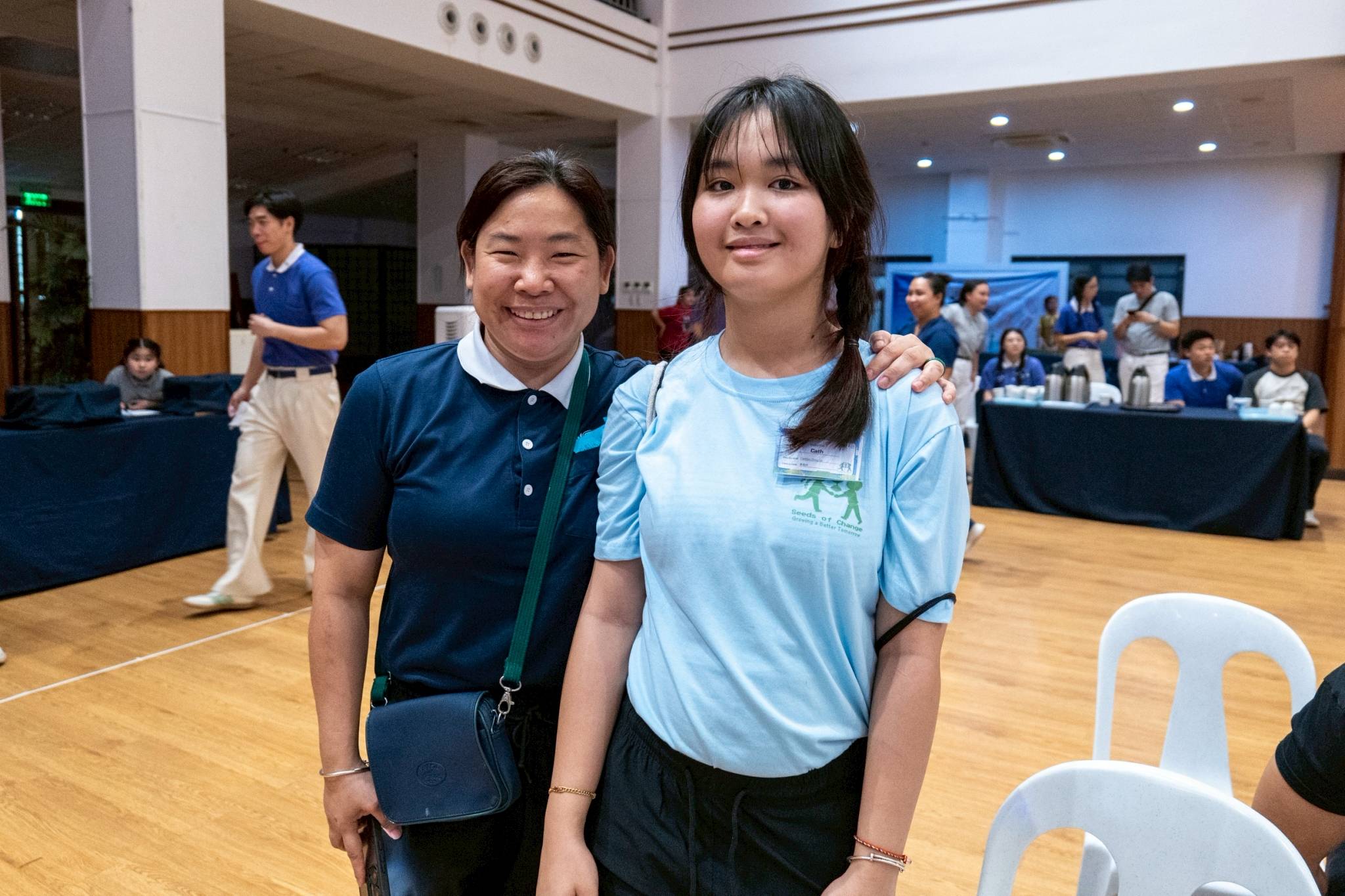 After three days, a happy reunion with family. 