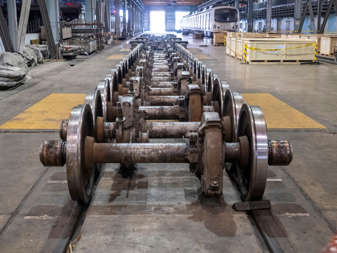 Inside the LRTA Line 2 Depot, preschoolers get a rare behind-the-scenes look at train maintenance facilities and operational equipment, introducing them to the mechanisms of public transportation.