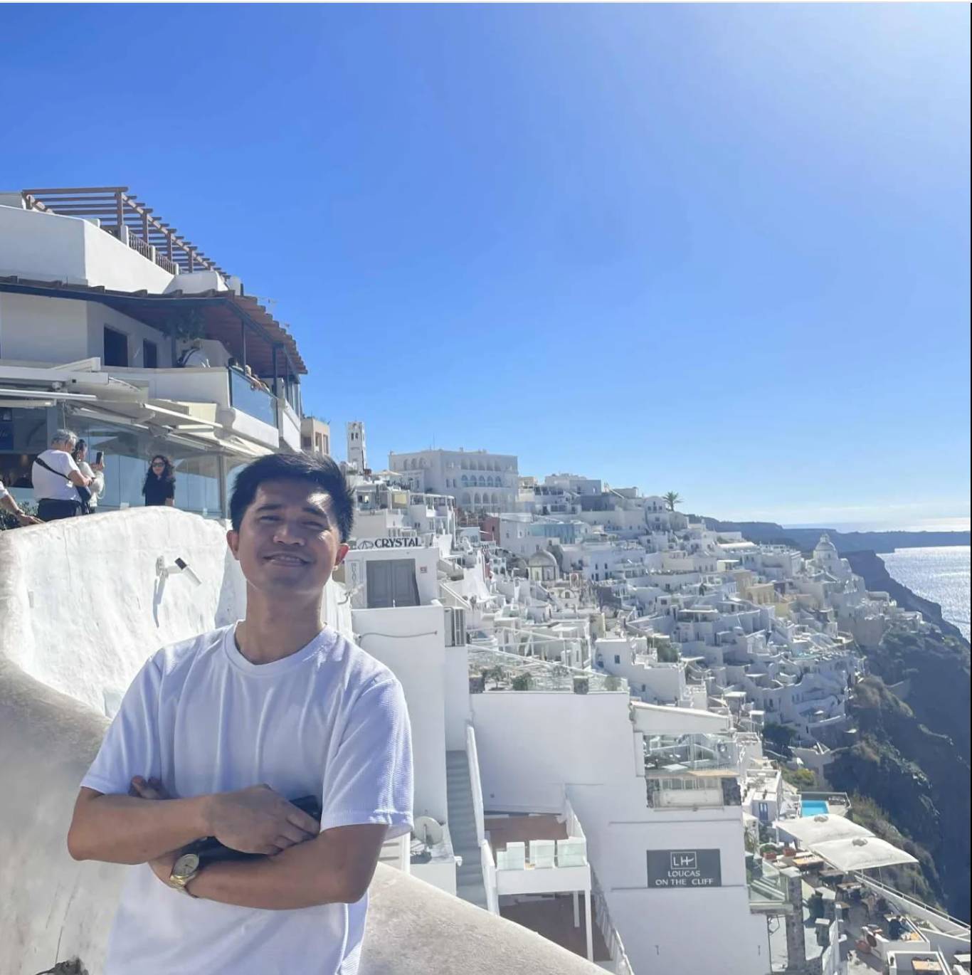 In Santorini, Greece / Source: Jaycee P. Cabiao 