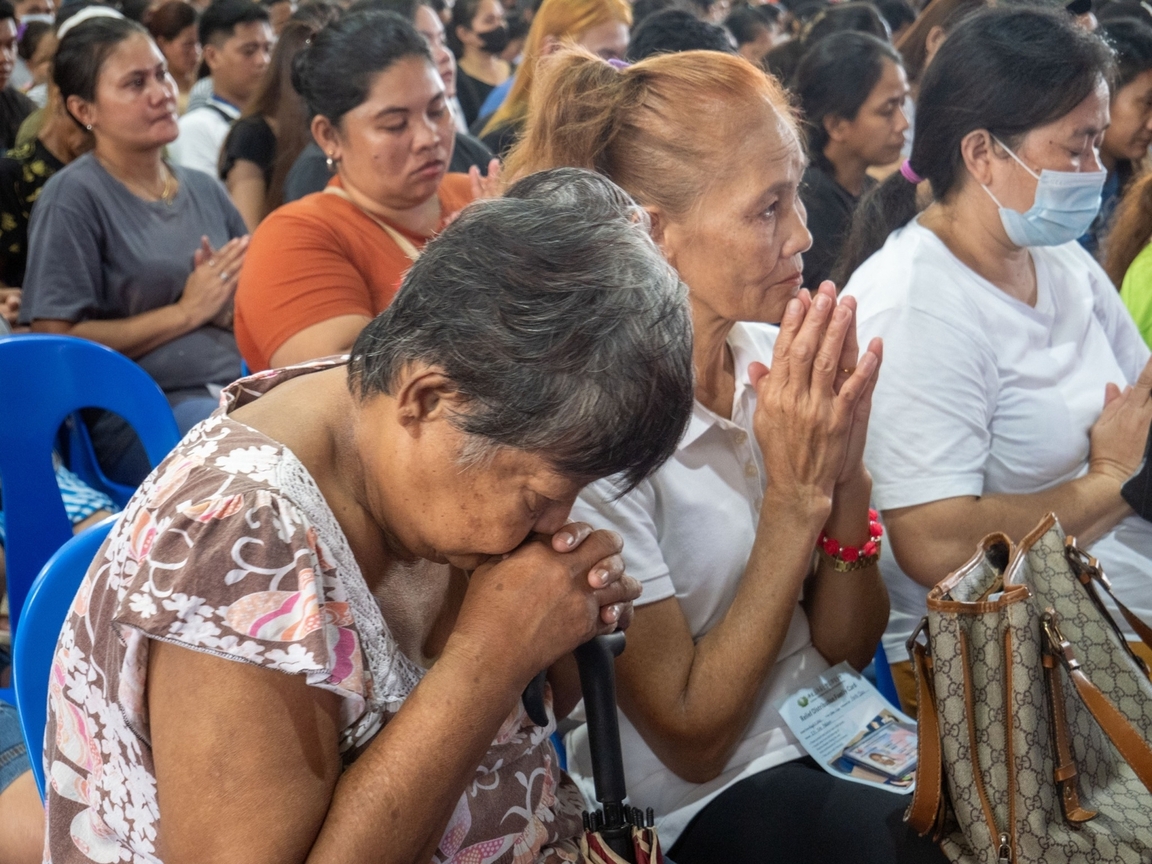 Beneficiaries are earnestly praying for greater peace and less disasters on Earth.