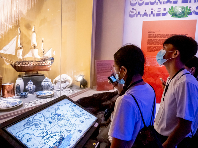 Scholars admire the porcelain ware brought into the country by the Chinese through Spain’s Galleon Trade. 