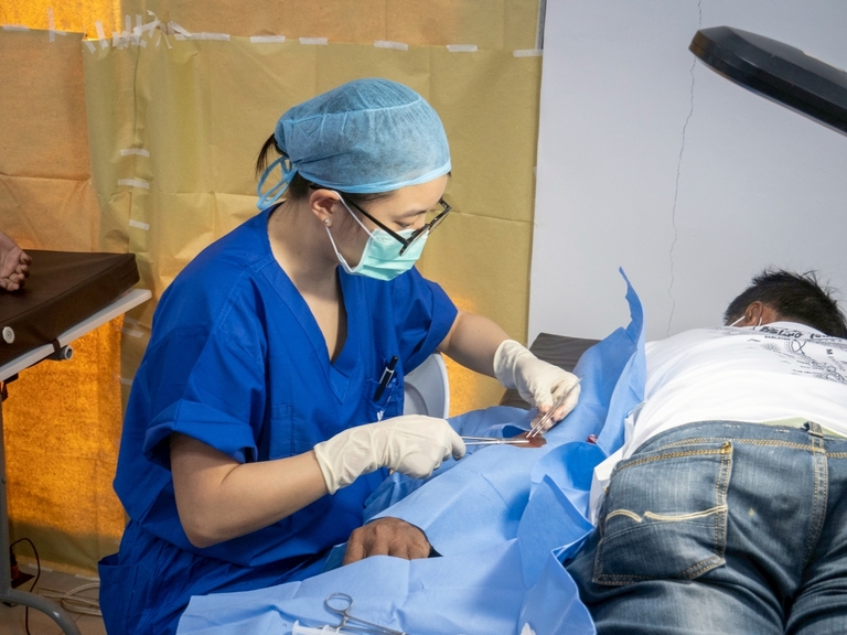 TIMA surgeons accommodated cases that didn’t require patients to be put under general anesthesia. 