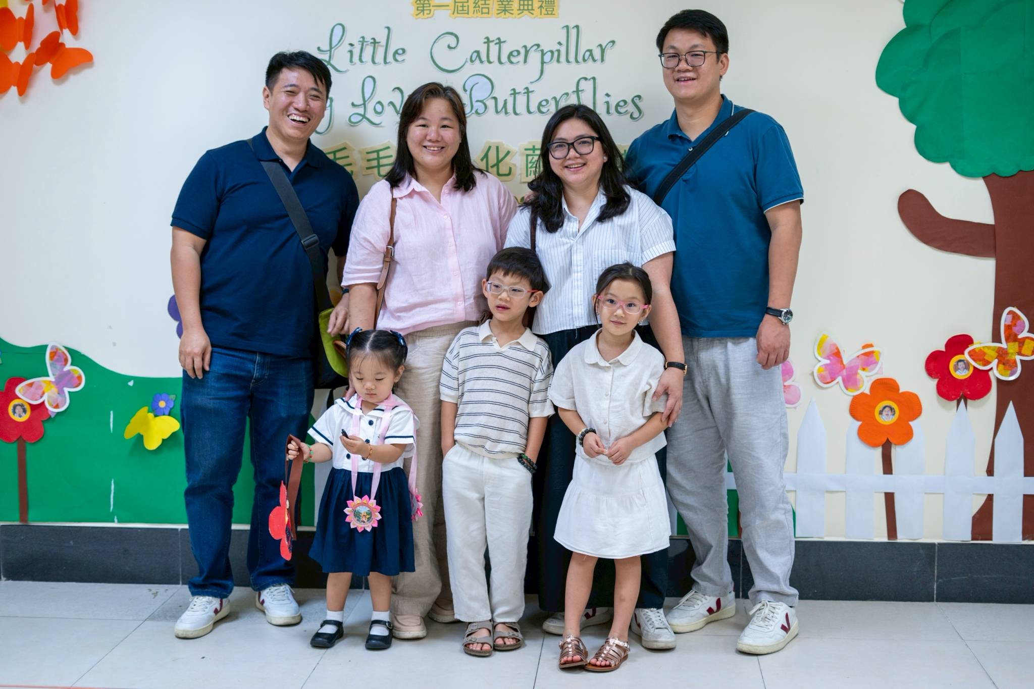 Jerome Sy and his family made the event a meaningful occasion as they attended Jasmine’s Moving Up  Ceremony together with his wife, relatives, and two cousins who are also Jasmine’s best friends.