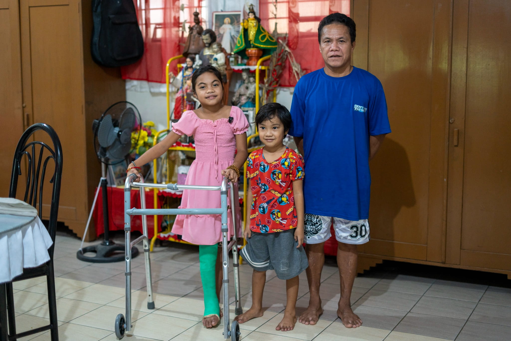 Ninoy Gillado’s trust in Tzu Chi has helped pave the way for his eldest daughter’s journey to recovery.