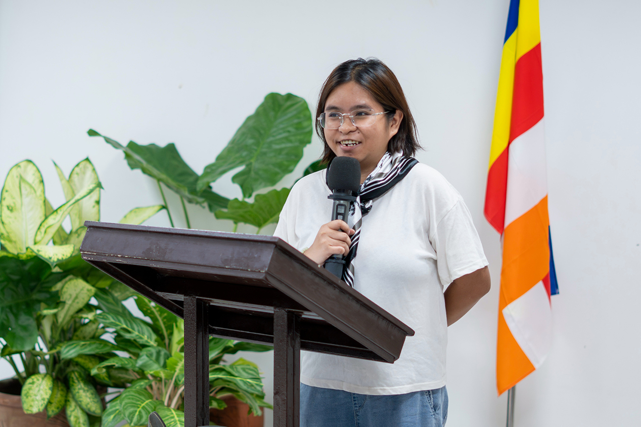 Tech-Voc Caregiving alumna Jusmine May Posadas embraces Tzu Chi’s teachings and the reminder that caring for family is an achievement.