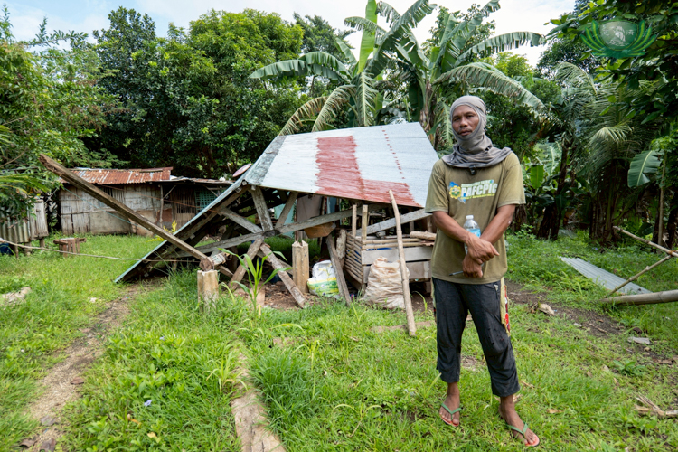 James Bulhot’s home, once a warm space for his family of four, was now left completely destroyed by the quake.