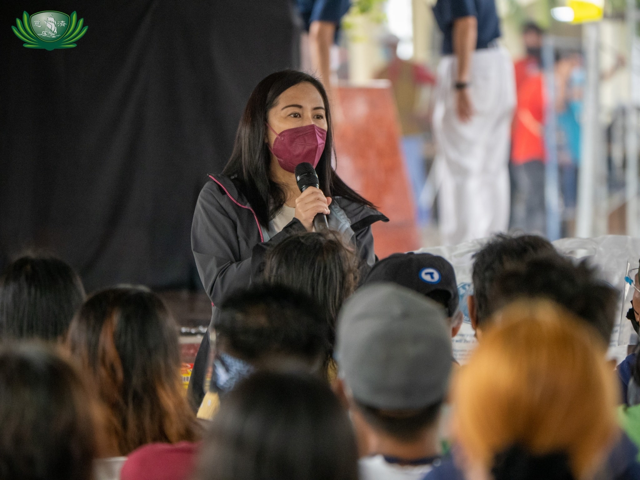 “I have been working with Tzu Chi for a long time,” said Quezon City Mayor Joy Belmonte, who graced the event. “They are our supporters who respond to our call when we need help.” 【Photo by Jeaneal Dando】