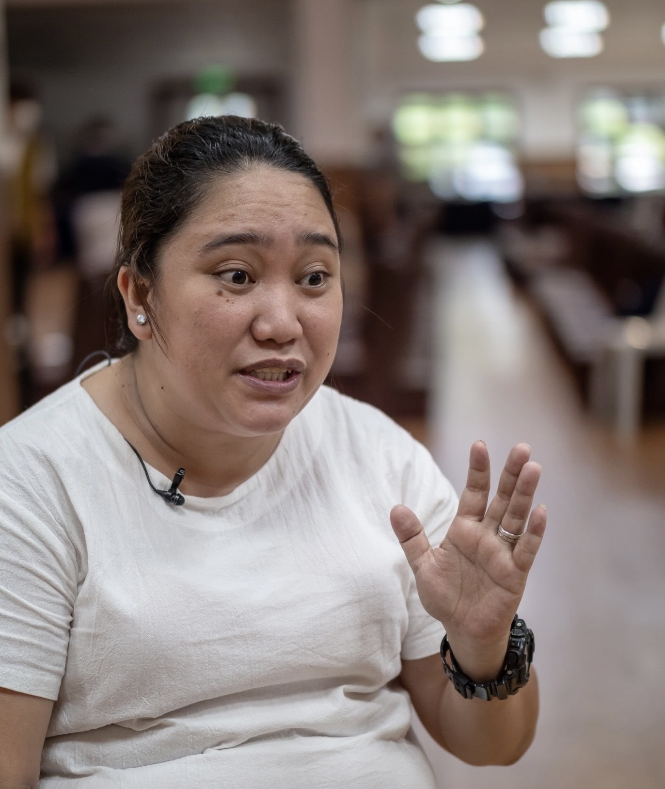 A Tzu Chi scholar from 2005 to 2009, Sheila Marie Peňarubia is part of the first batch of Filipino Tzu Chi scholars.【Photo by Daniel Lazar】