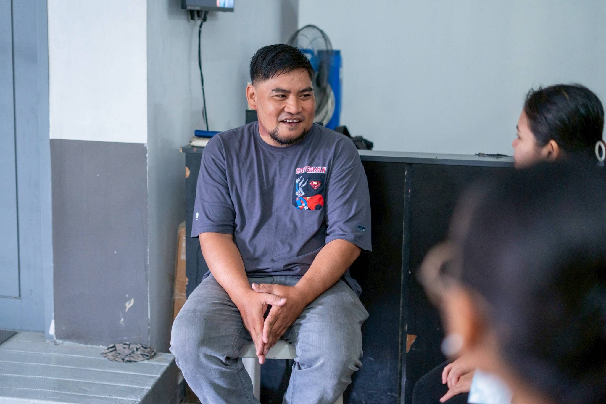 Mechel Banga was accommodating during the visit, sharing that after his jaw surgery, he can now smile and converse with others more confidently.