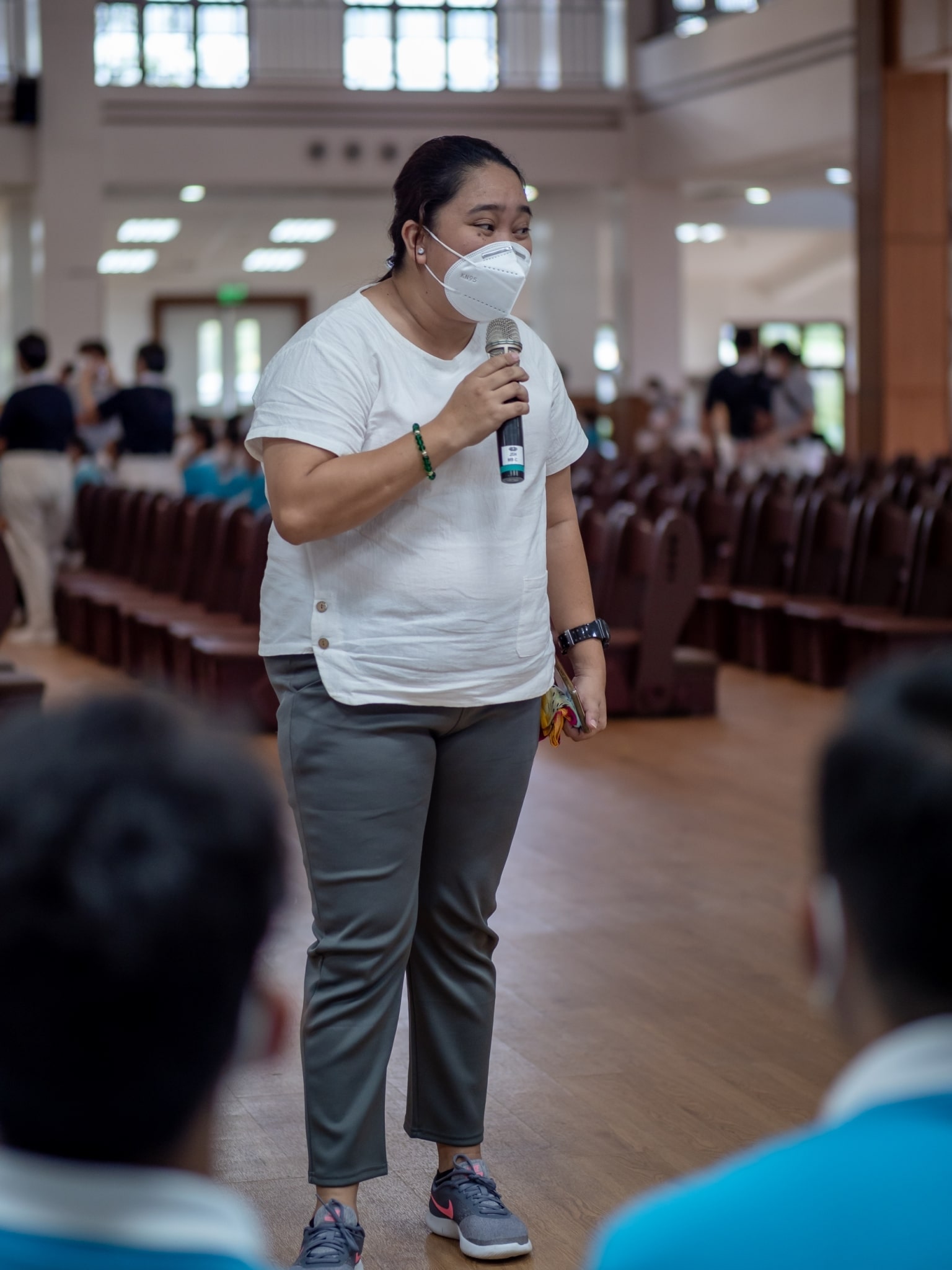 “I’m proud to say that I’m part of the Tzu Chi family. I’m a Tzu Chi alumni scholar,” says Sheila Marie Peňarubia.【Photo by Daniel Lazar】