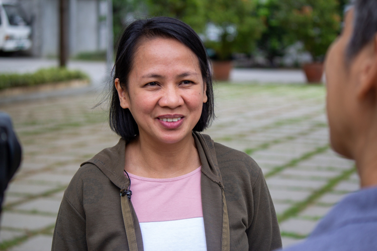 City Government of Antipolo’s Head of City Planning and Development Rowena Zapanta looked forward to attending her second Year-End Blessing. “Whenever I go to this place, it's always all about peace,” she says. “It's as if you're coming home.” 【Photo by Marella Saldonido】