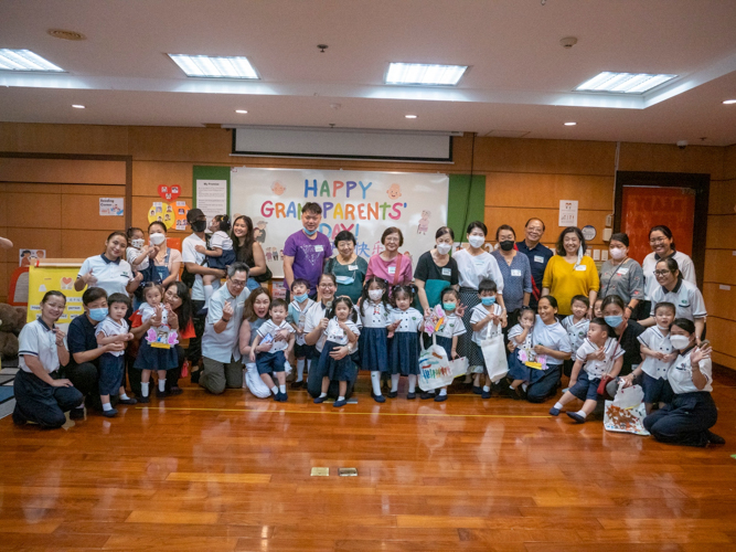 Tzu Chi Great Love Preschool Philippines celebrates Grandparents Day on September 22, 2023. 【Photo by Matt Serrano】