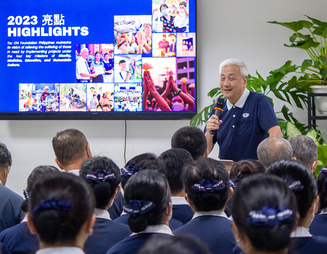 The 2023 Annual Meeting was an initiative of Tzu Chi Philippines CEO Henry Yuñez to further professionalize Tzu Chi’s operations in the country. 【Photo by Marella Saldonido】
