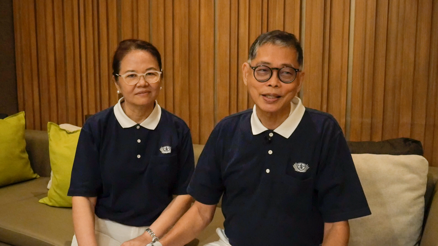 “In Tzu Chi world, we call everybody sisters and brothers. We address everybody with respect,” says businessman Jack Gaisano, a Tzu Chi volunteer. “If you are inside Tzu Chi, even if you work very hard, you feel very happy because you’re fulfilled. Your body is tired but your mind is relaxed.” 【Photo by Jeaneal Dando】