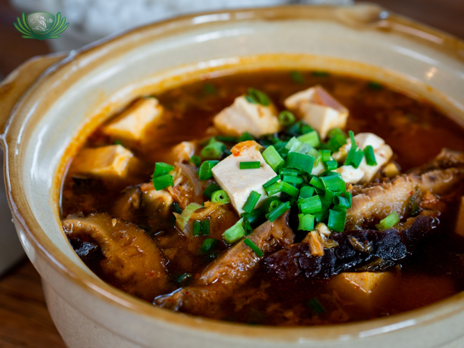 Meatless Kimchi-jiggae【Photo by Daniel Lazar】