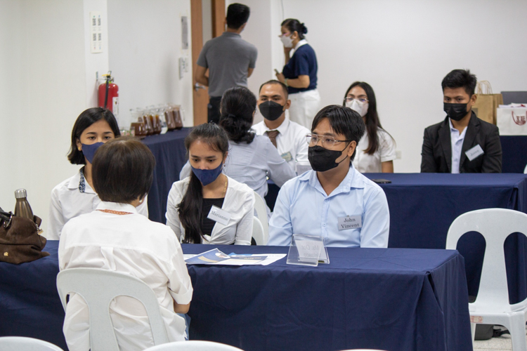 Scholars were divided into small groups and assigned mock interviewees.