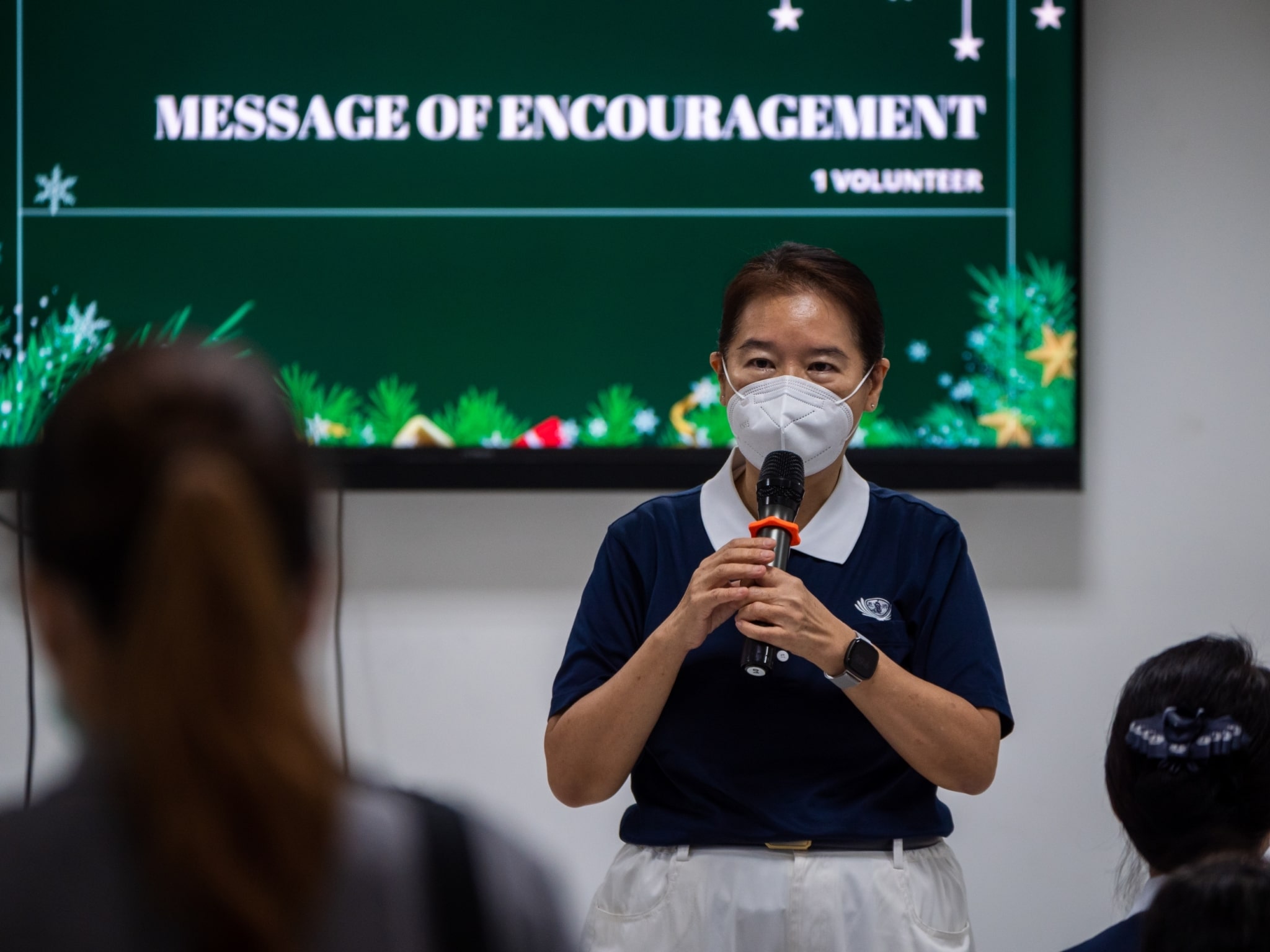 “In this journey of ours—the Boddhisatva path—all of us are still not perfect. We all have our own weaknesses. But, let go of the “I” that keeps on focusing on those weaknesses of others,” says Tzu Chi volunteer Ligaya Ng. 【Photo by Daniel Lazar】