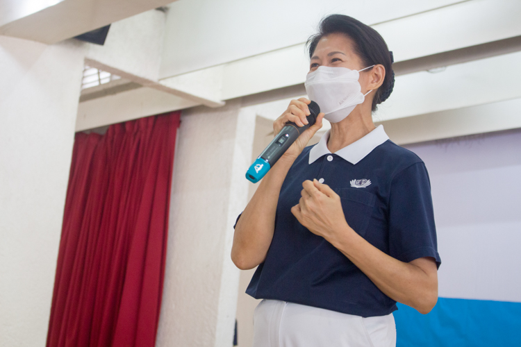 “This song (One Family) is the basic message of our founder, Master Cheng Yen. Every sentence, every word of the song, it’s from her. This is how she feels for everyone,” Tzu Chi Philippines Deputy CEO Woon Ng says. 【Photo by Matt Serrano】